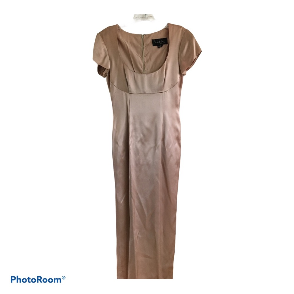 Nicole Miller Mauve Satin Gown